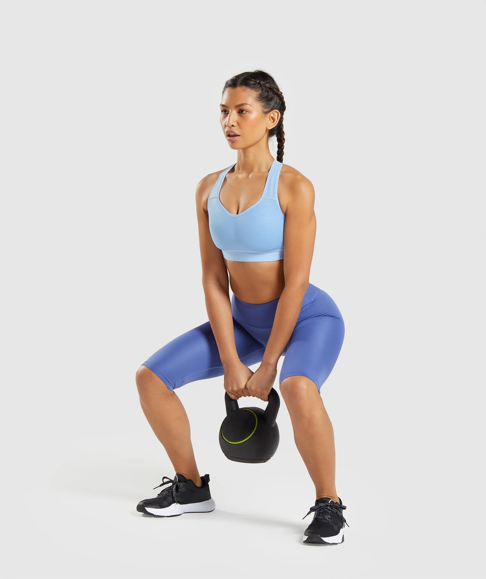 Gymshark Lightweight High Support Sports Bra - Moonstone Blue sold by Gymshark product image thumbnail 4