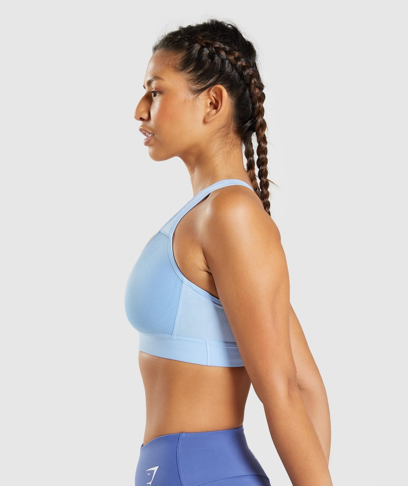 Gymshark Lightweight High Support Sports Bra - Moonstone Blue sold by Gymshark product image thumbnail 3