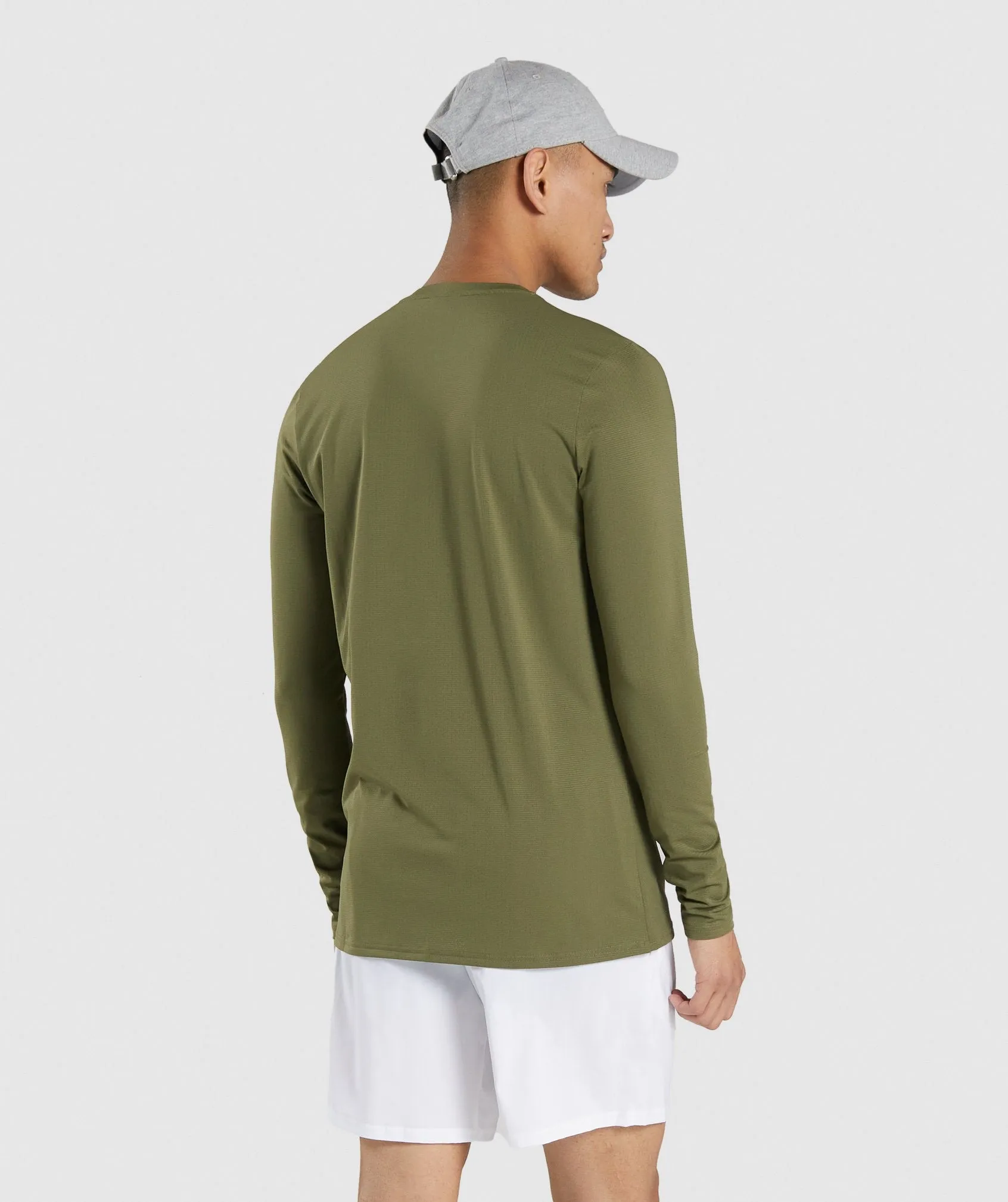 Gymshark Arrival Long Sleeve T-Shirt - Dark Green sold by Gymshark product image thumbnail 2