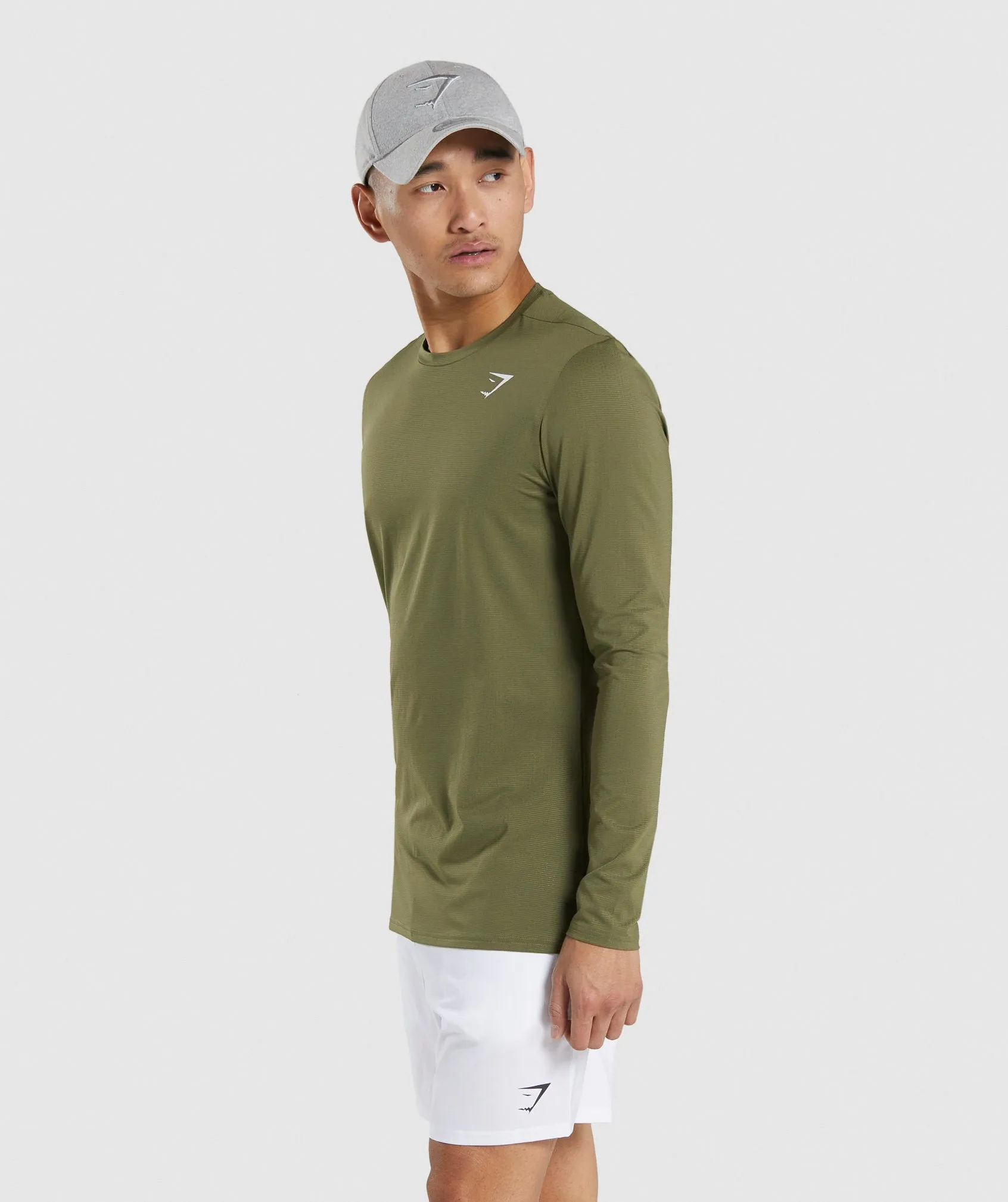 Gymshark Arrival Long Sleeve T-Shirt - Dark Green sold by Gymshark product image thumbnail 3