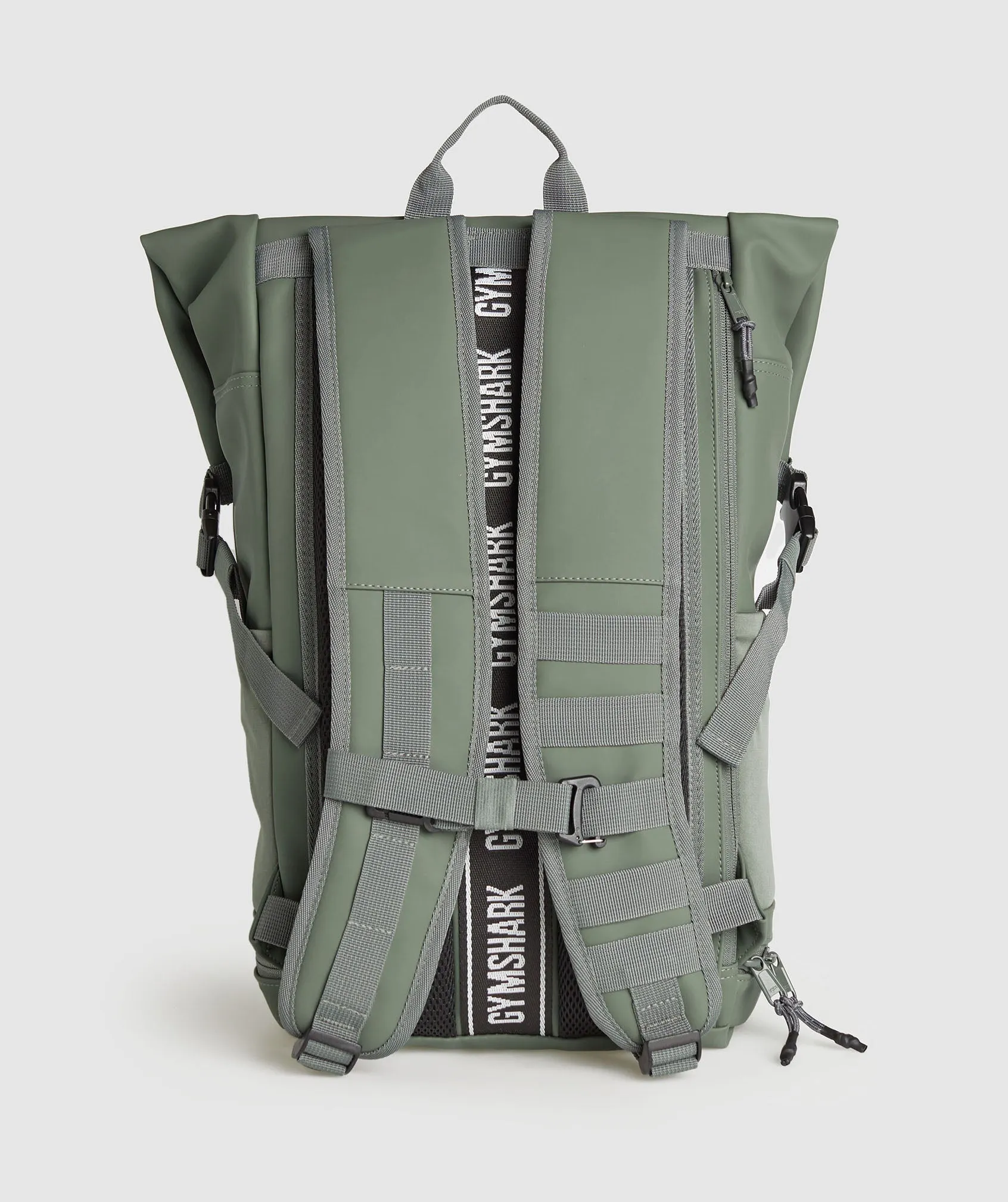 Gymshark Sleek Backpack Roll Top - Dusk Green sold by Gymshark product image thumbnail 2