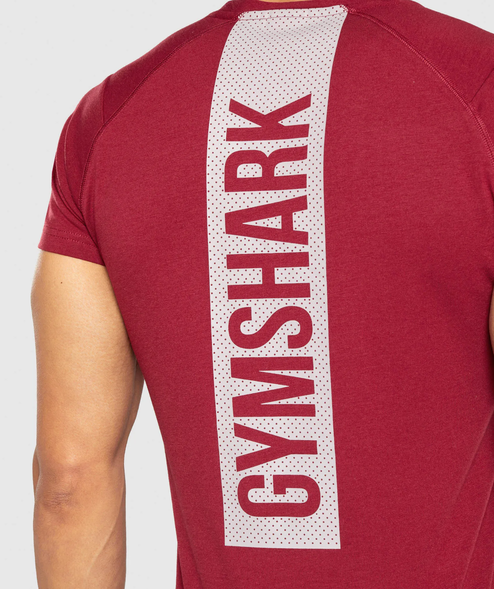 Gymshark Bold T-Shirt - Burgundy sold by Gymshark product image thumbnail 5