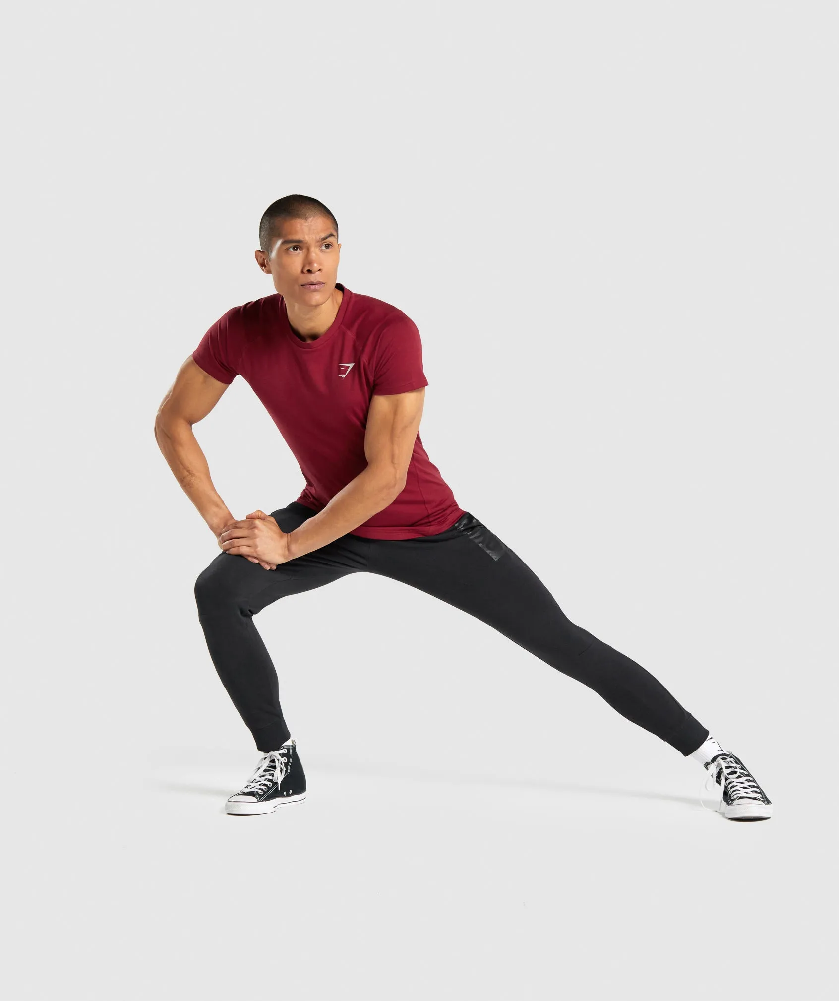 Gymshark Bold T-Shirt - Burgundy sold by Gymshark product image thumbnail 4