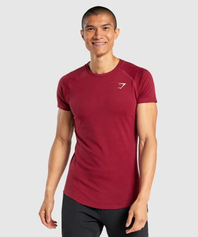 Gymshark Bold T-Shirt - Burgundy sold by Gymshark