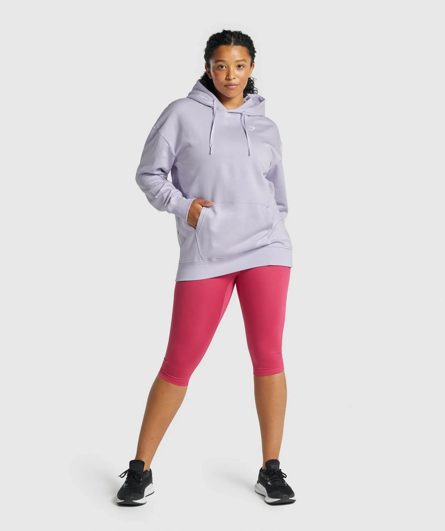 Gymshark Training Oversized Hoodie - Light Purple sold by Gymshark product image thumbnail 4