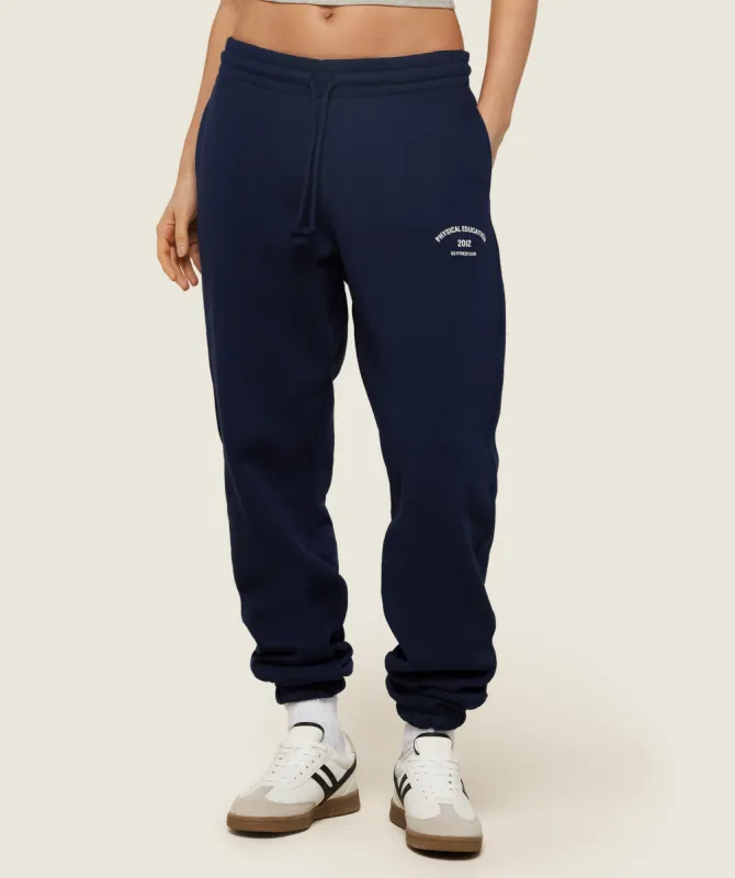 Gymshark Phys Ed Graphic Sweatpants - Blue sold by Gymshark