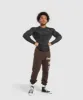 Gymshark Global Lifting Oversized Essential Joggers - Brown sold by Gymshark