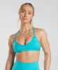 Gymshark Minimal Sports Bra - Aegean Blue sold by Gymshark