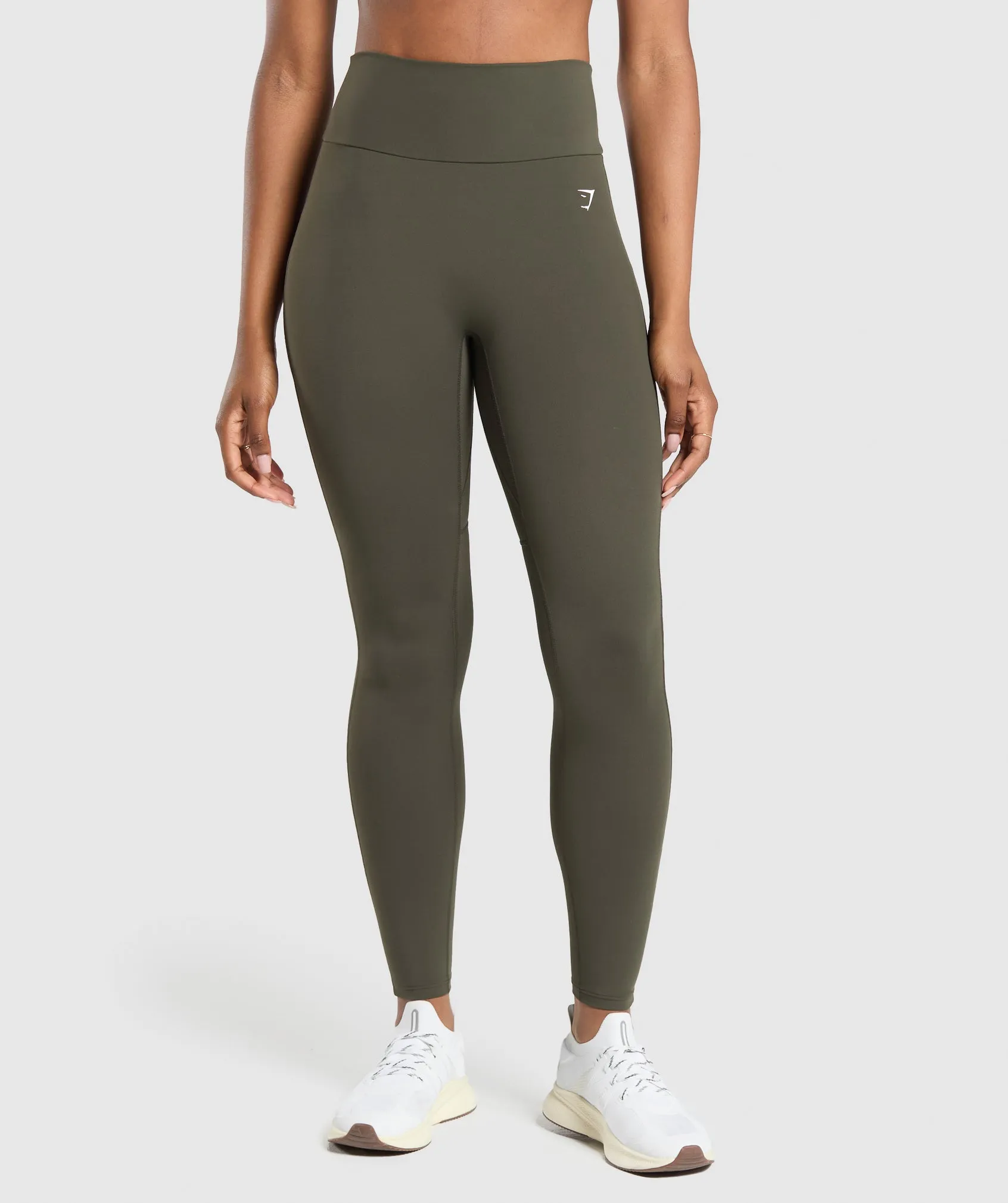 Gymshark Mesh Placement Legging - Weighted Green sold by Gymshark product image thumbnail 2
