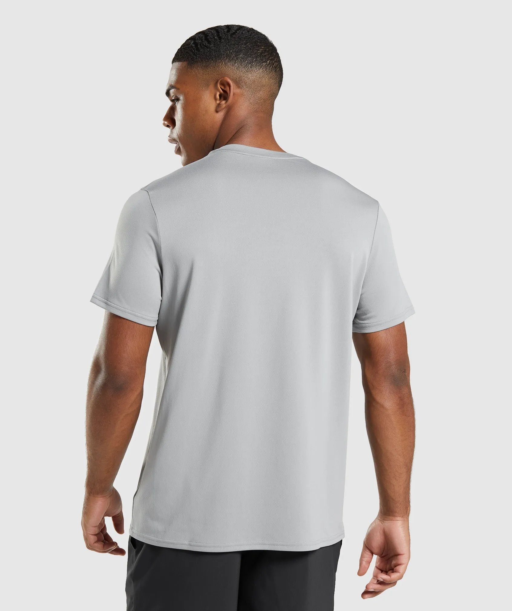 Gymshark Arrival Regular Fit T-Shirt - Smokey Grey sold by Gymshark product image thumbnail 3