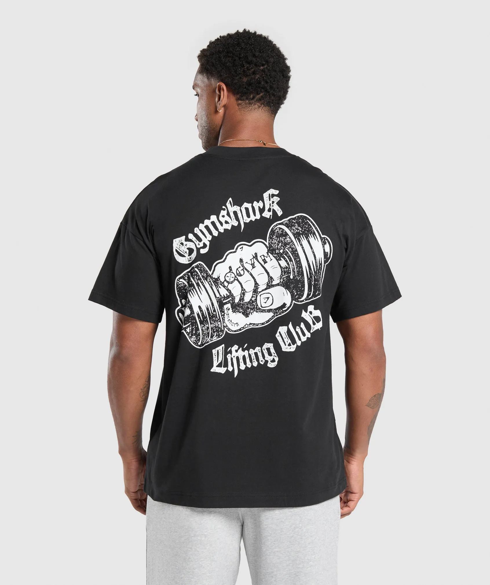 Gymshark Lifting Club Apparel Graphic T-Shirt - Black sold by Gymshark