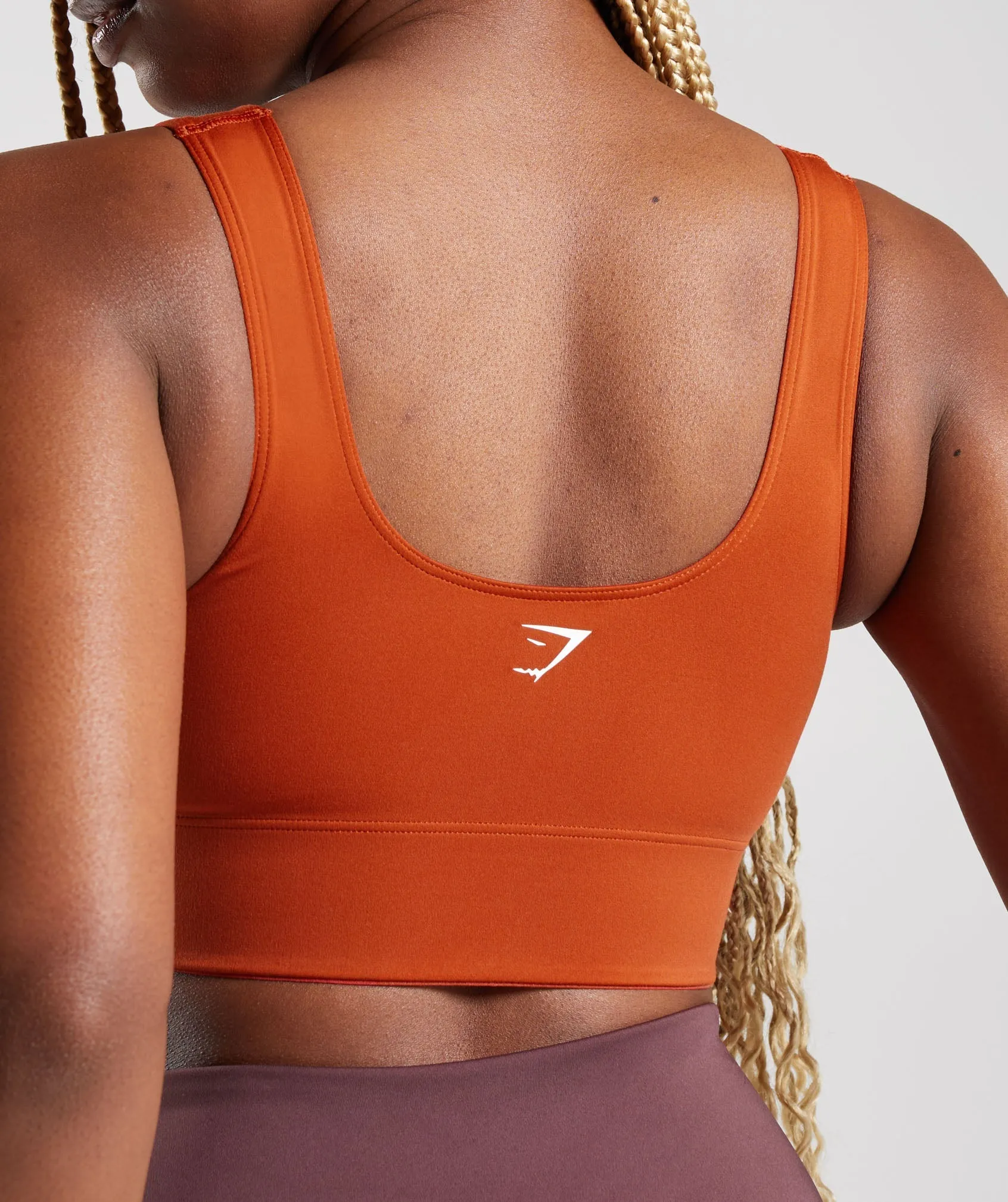 Gymshark Longline Sports Bra - Brick Red sold by Gymshark product image thumbnail 5