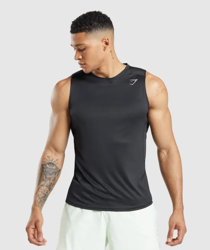 Gymshark Speed Evolve Tank - Black sold by Gymshark