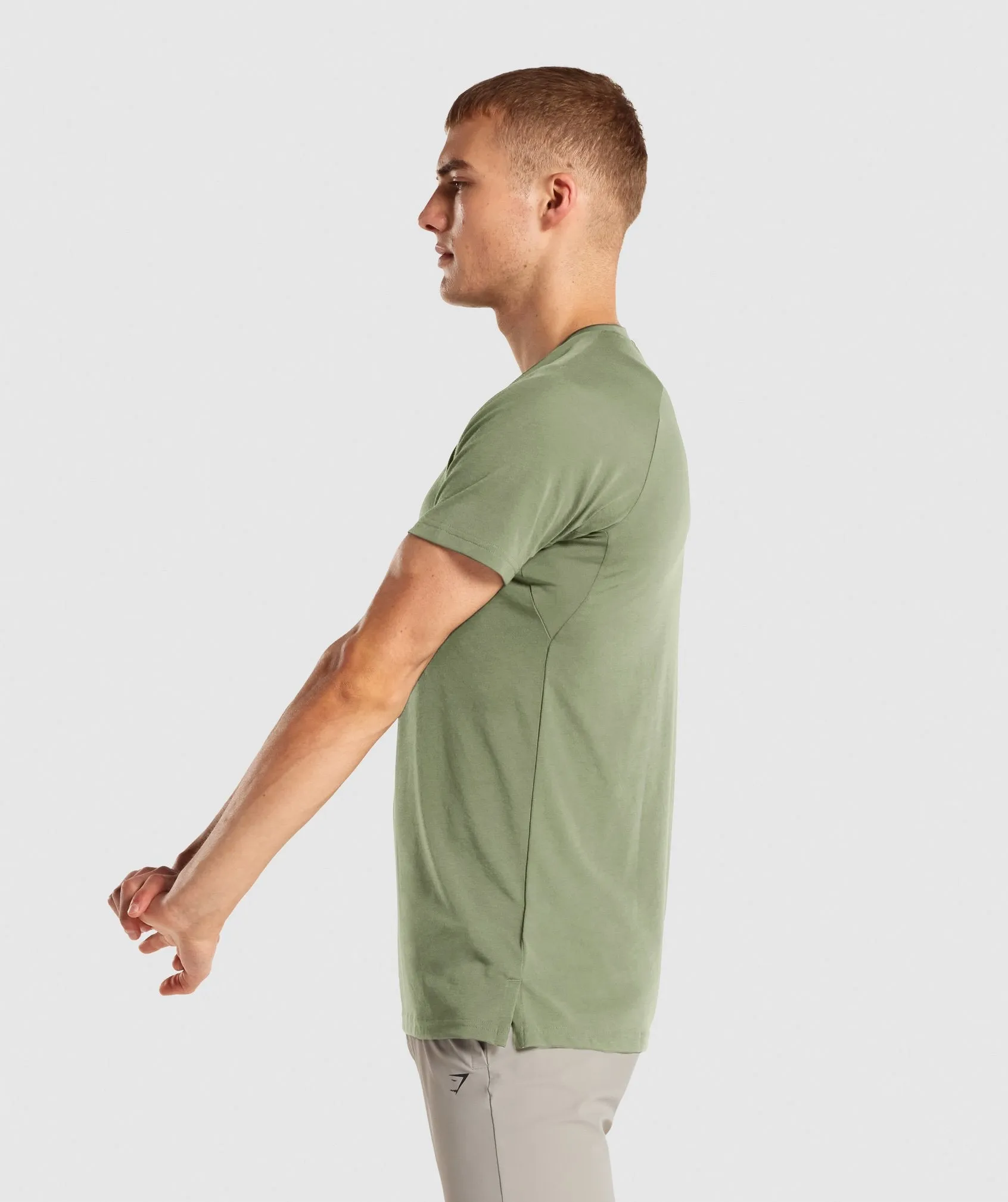 Gymshark Studio T-Shirt - Green sold by Gymshark product image thumbnail 3