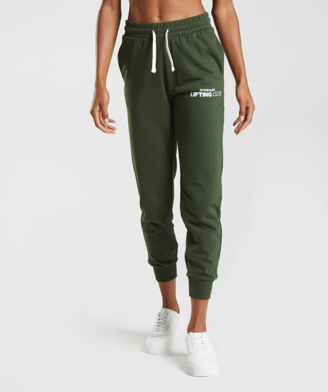 Gymshark Social Club Joggers - Moss Olive sold by Gymshark