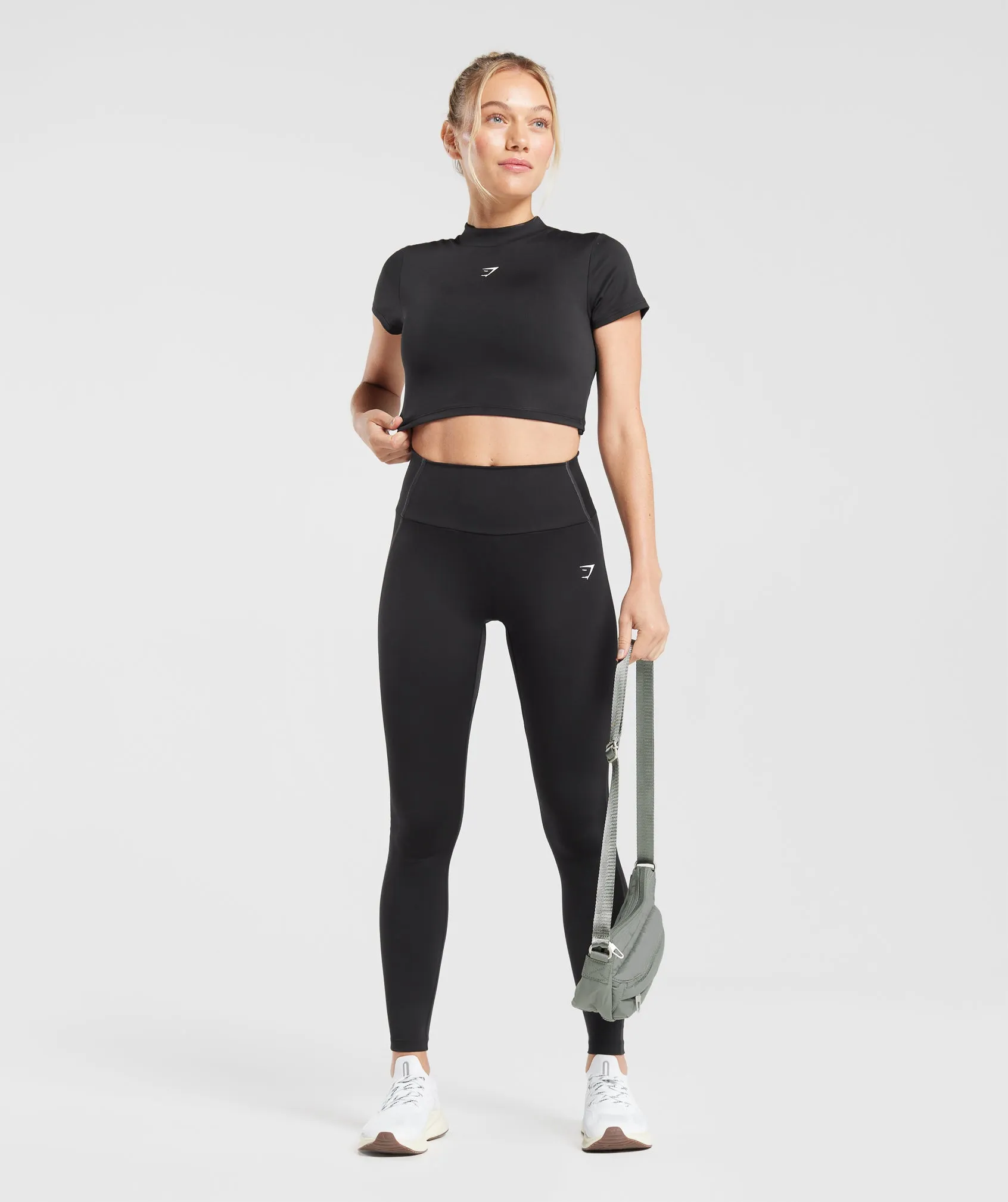 Gymshark Everyday Contour Leggings - Black sold by Gymshark product image thumbnail 4