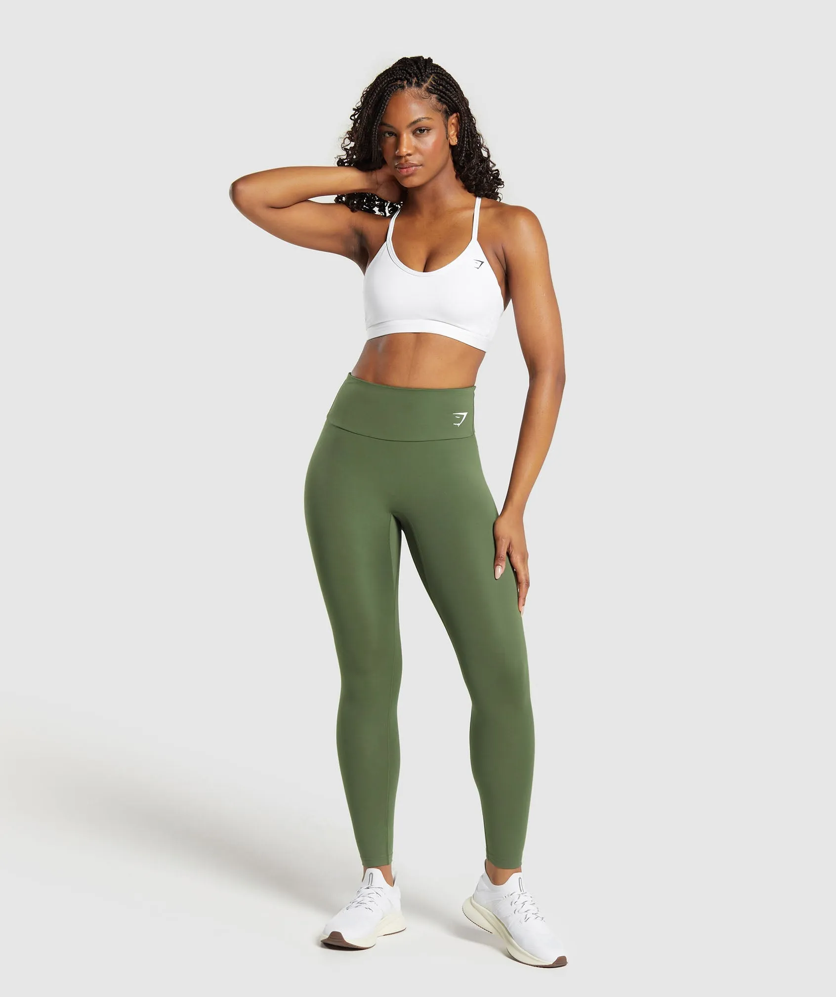 Gymshark Training Leggings - Core Olive sold by Gymshark product image thumbnail 4