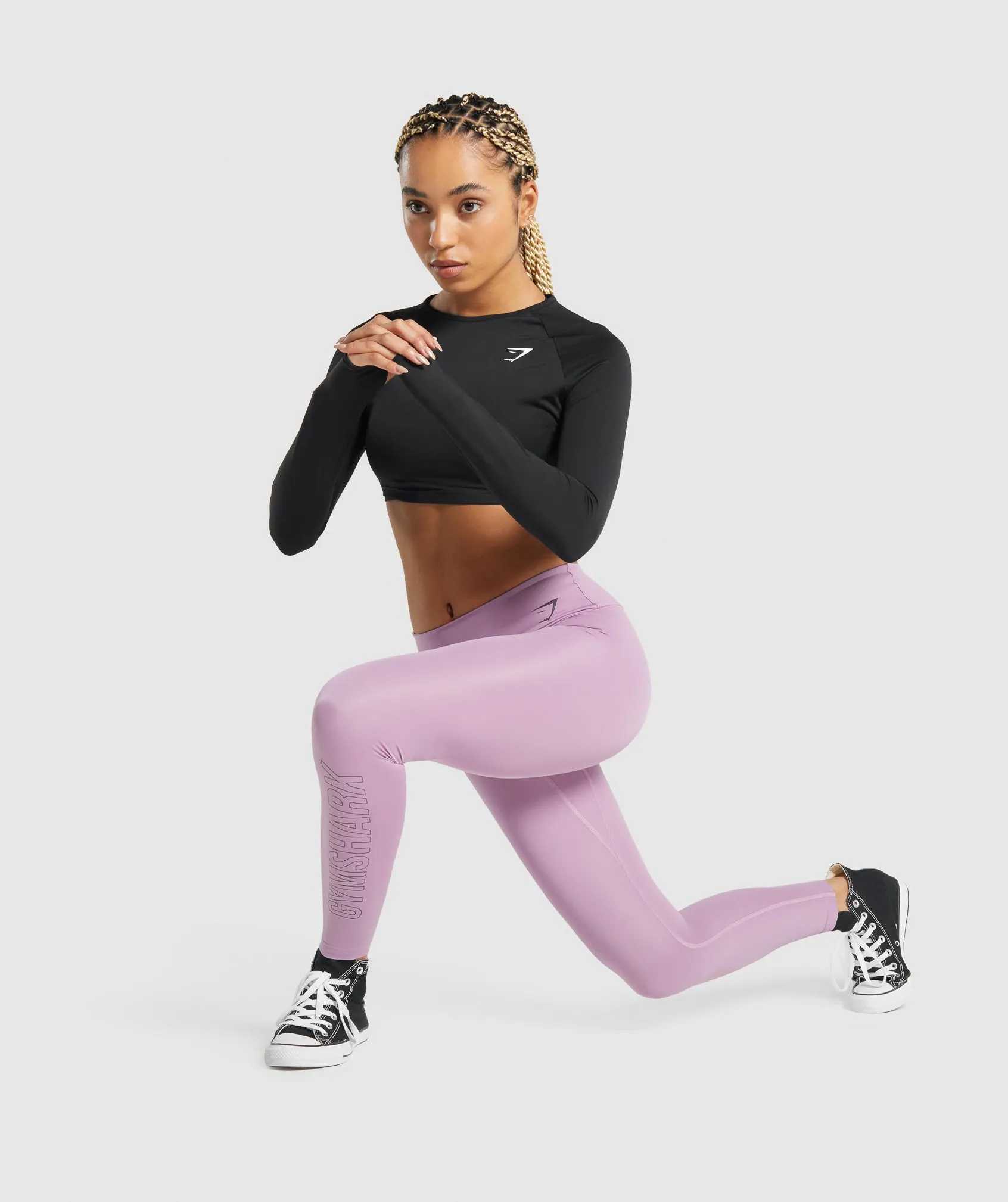 Gymshark Training Graphic Leggings - Purple sold by Gymshark product image thumbnail 4