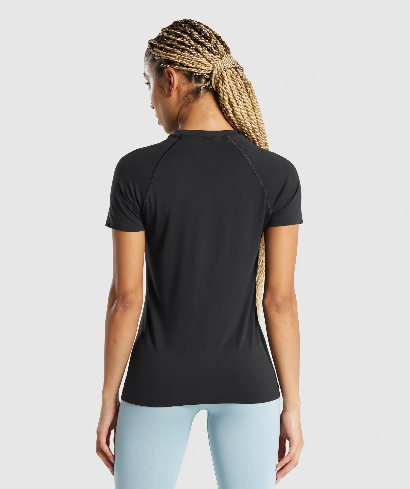 Gymshark Fit Seamless Loose T-Shirt - Black sold by Gymshark product image thumbnail 2