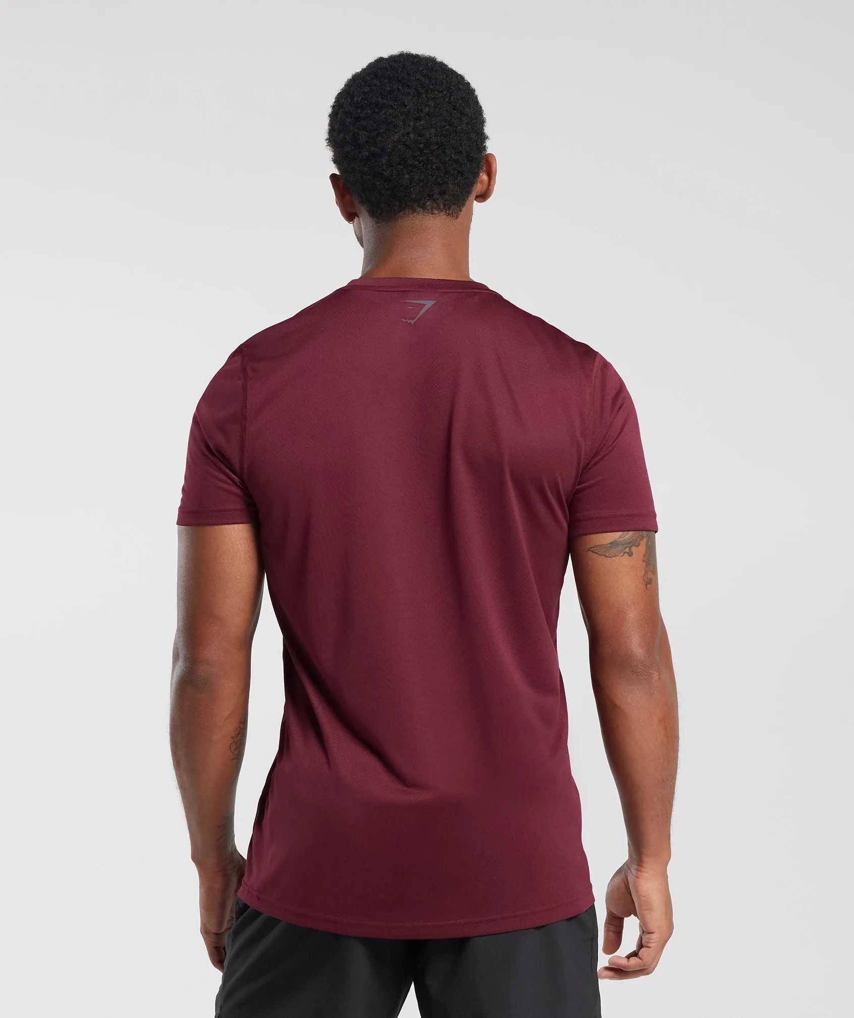 Gymshark Sport T-Shirt - Plum Pink/Black Marl sold by Gymshark product image thumbnail 2