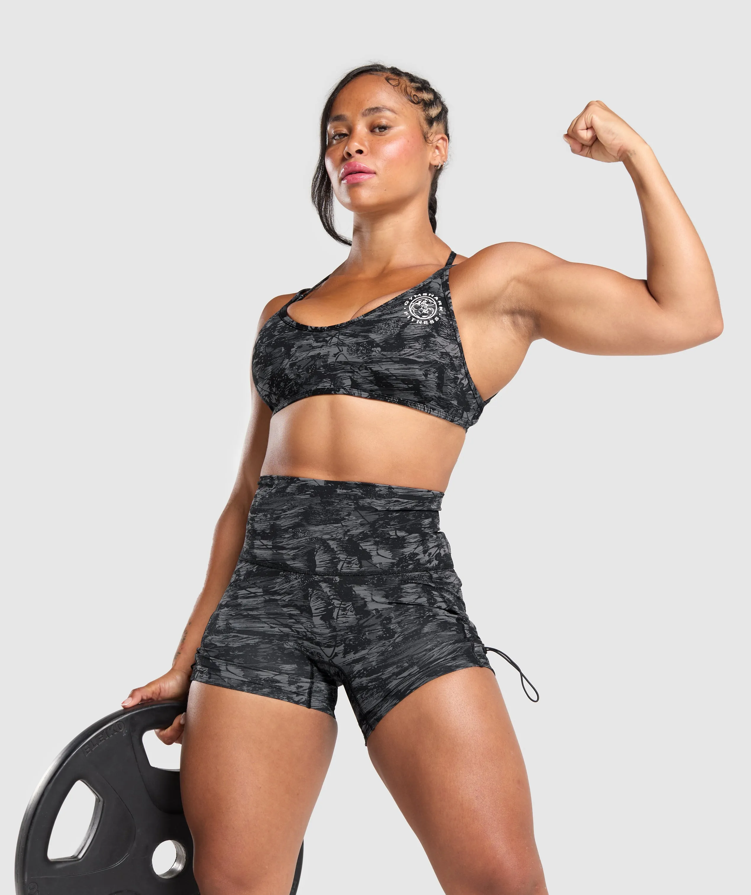 Gymshark Legacy Logo Tight Shorts - Black sold by Gymshark product image thumbnail 5