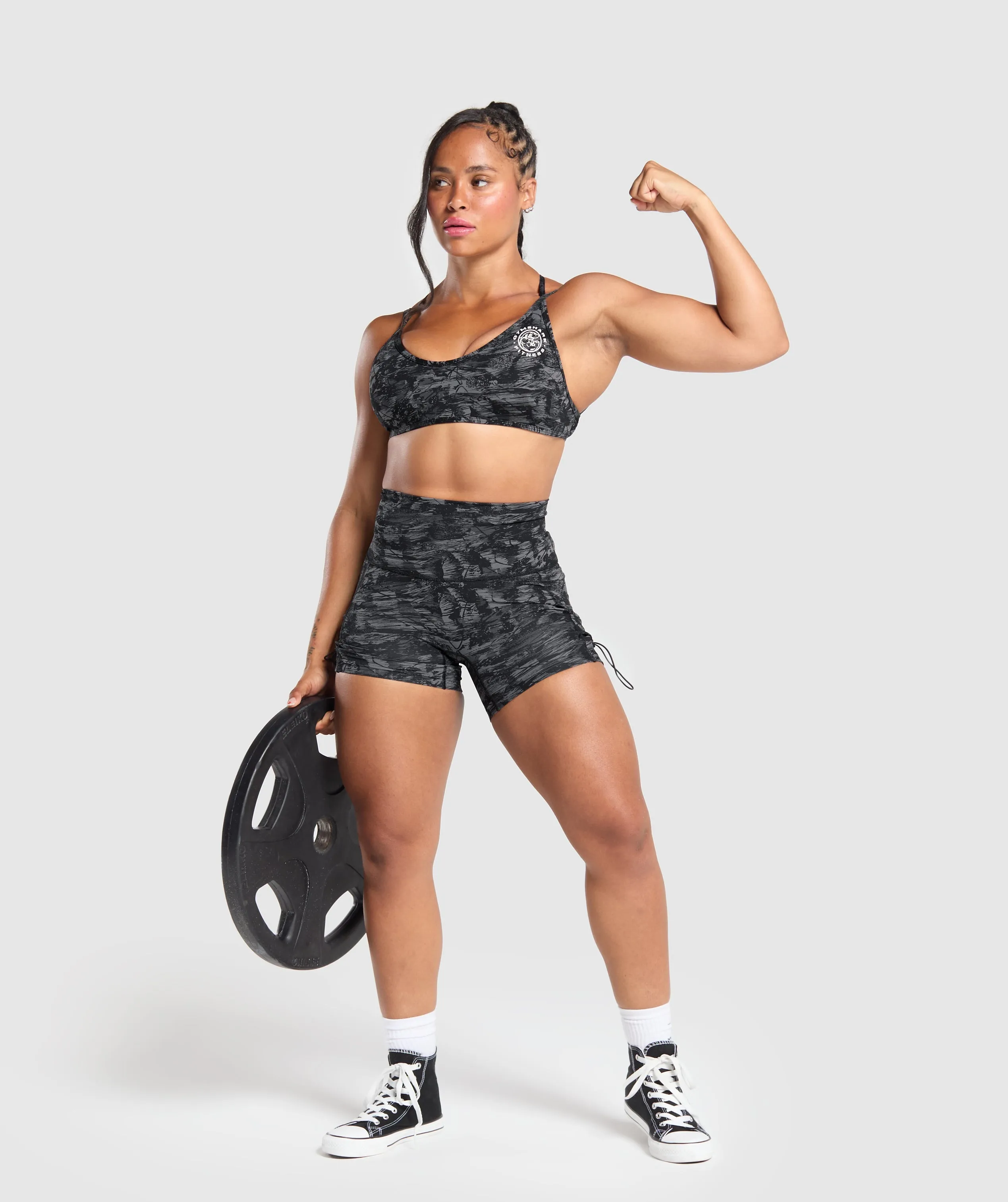 Gymshark Legacy Logo Tight Shorts - Black sold by Gymshark product image thumbnail 4