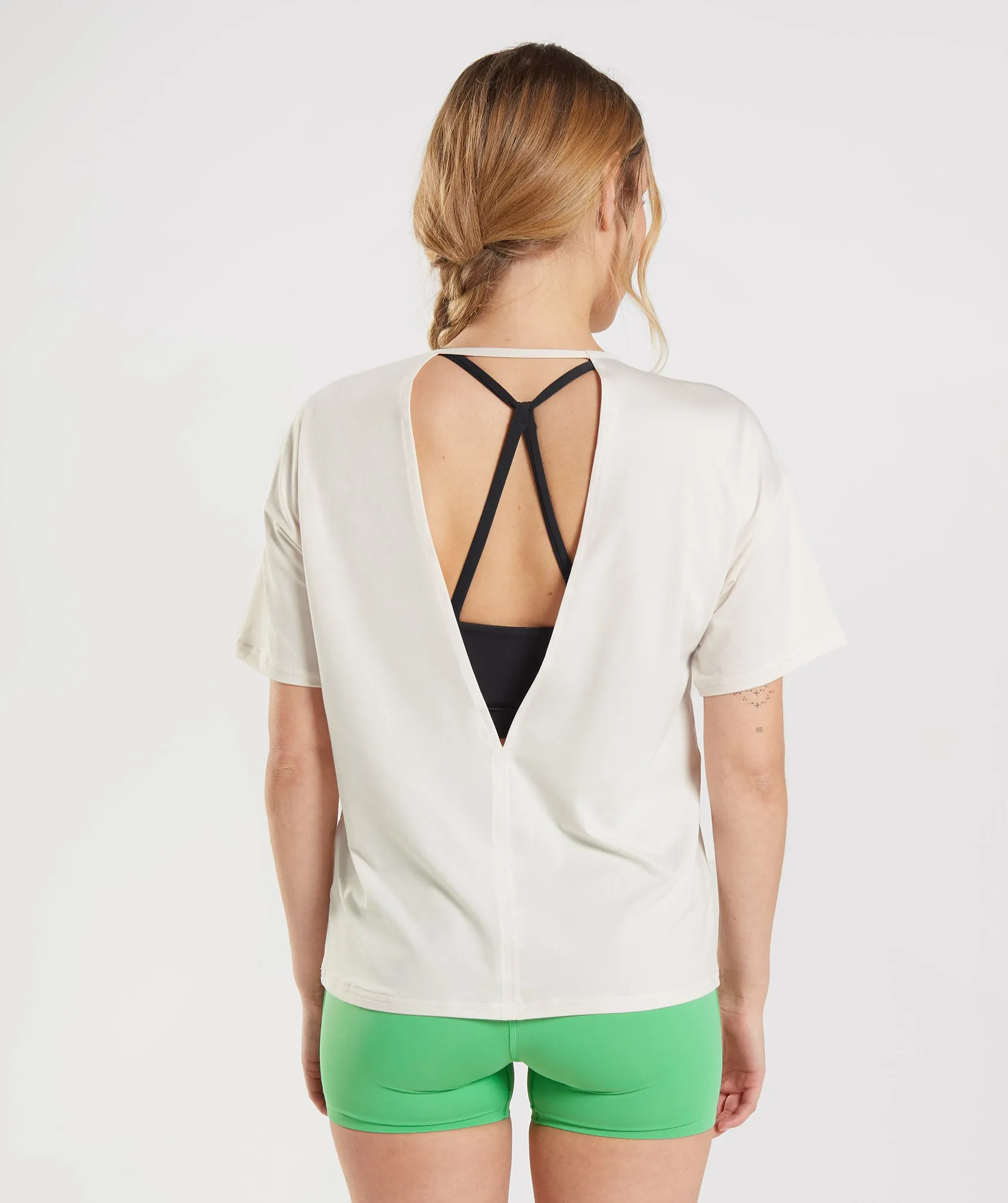 Gymshark Studio T-Shirt - Coconut White sold by Gymshark product image thumbnail 2