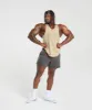 Gymshark Heritage Washed Stringer - Desert Beige sold by Gymshark