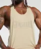 Gymshark Heritage Washed Stringer - Desert Beige sold by Gymshark