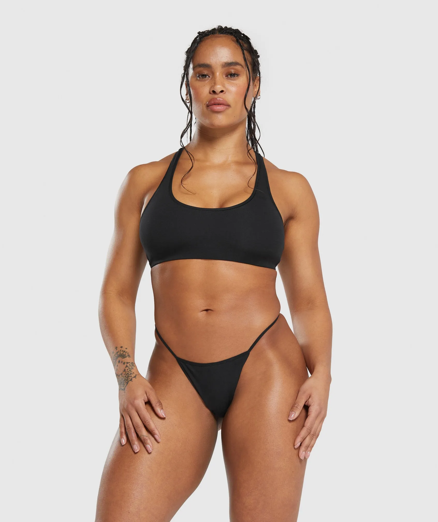 Gymshark Cotton G-String - Black sold by Gymshark product image thumbnail 4