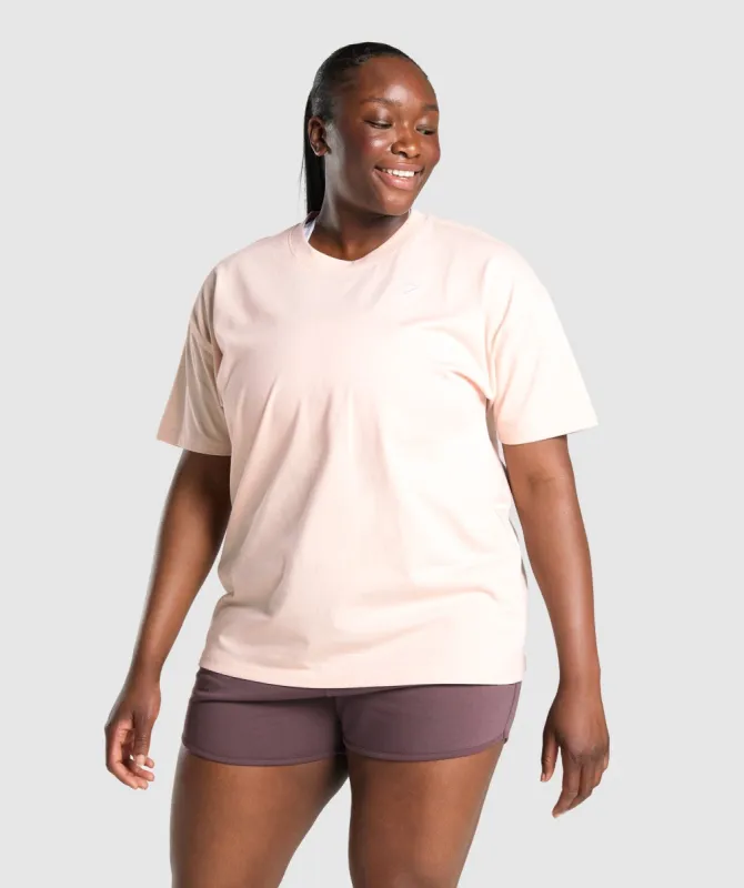 Gymshark Training Oversized T-shirt - Light Brown sold by Gymshark