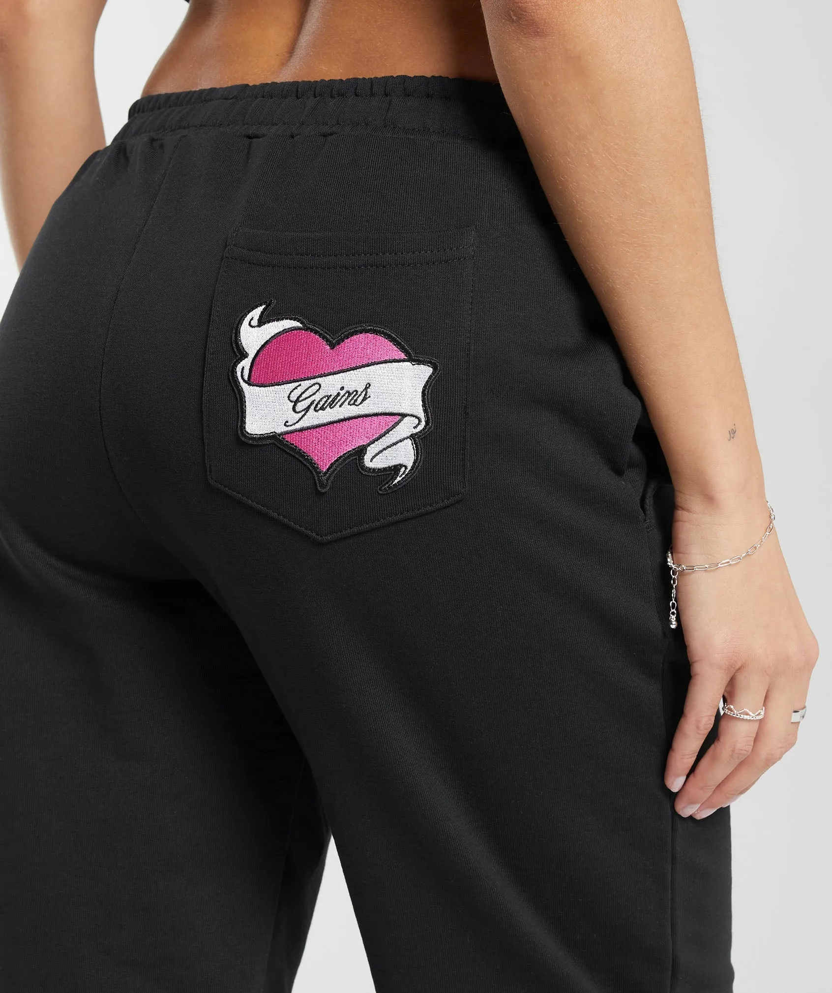 Gymshark Tattoo Joggers - Black sold by Gymshark product image thumbnail 5