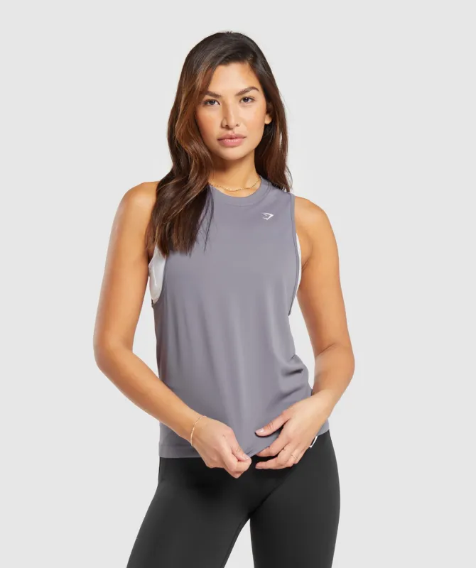 Gymshark Everyday Seamless Tank - Fog Purple sold by Gymshark