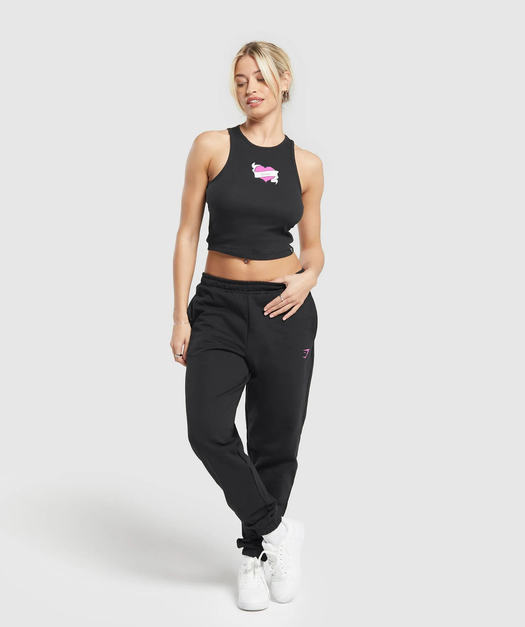 Gymshark Tattoo Joggers - Black sold by Gymshark product image thumbnail 4