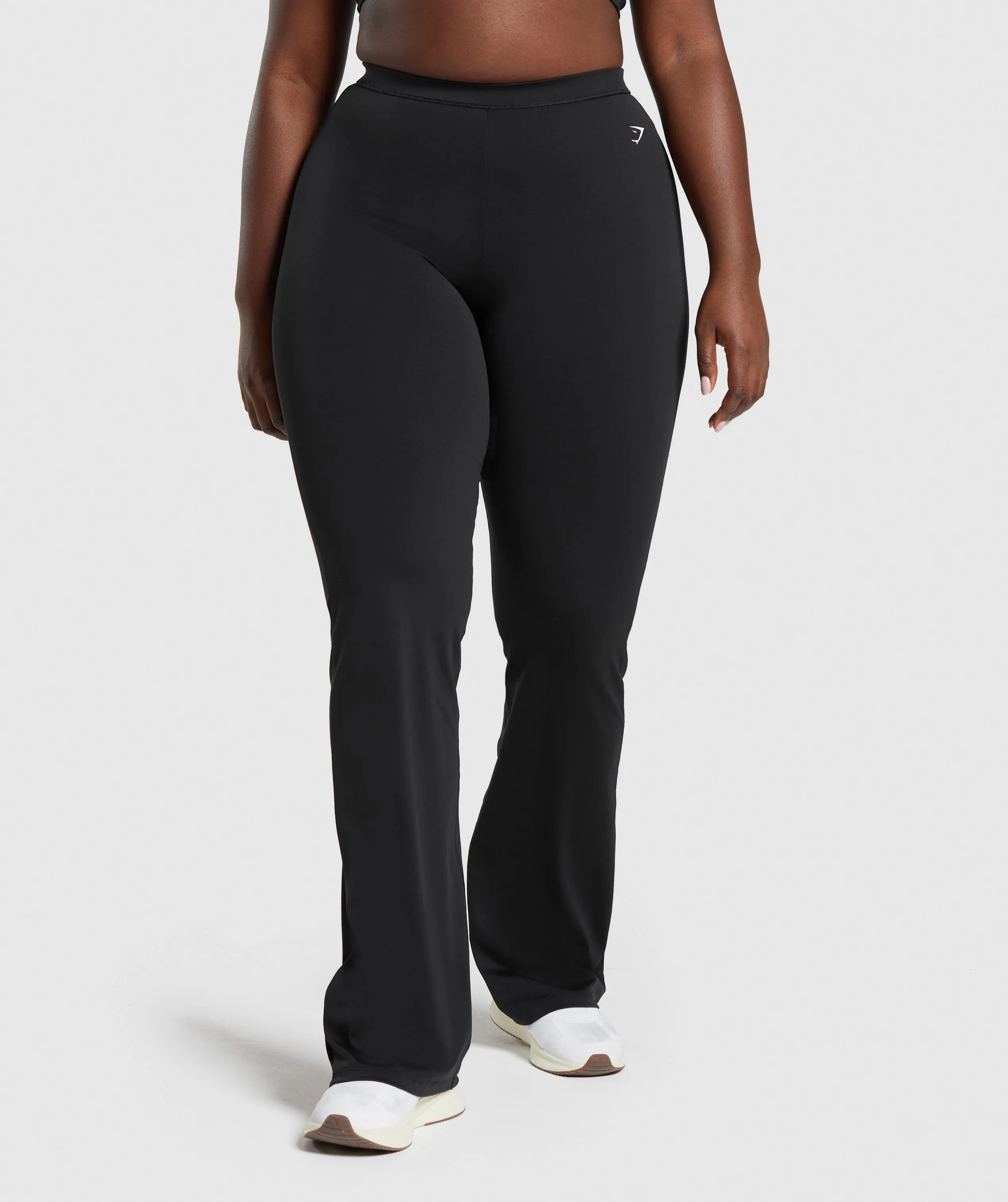 Gymshark Everyday Tall Flared Leggings - Black sold by Gymshark product image thumbnail 3
