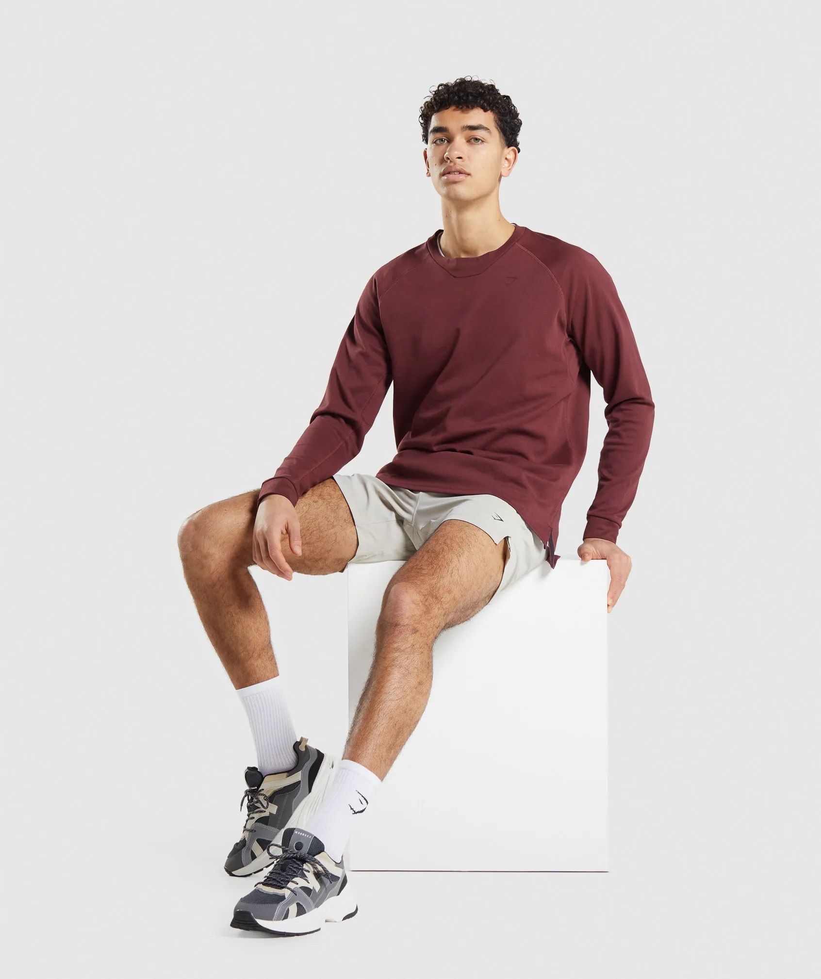 Gymshark Studio Crew - Cherry Brown sold by Gymshark product image thumbnail 4