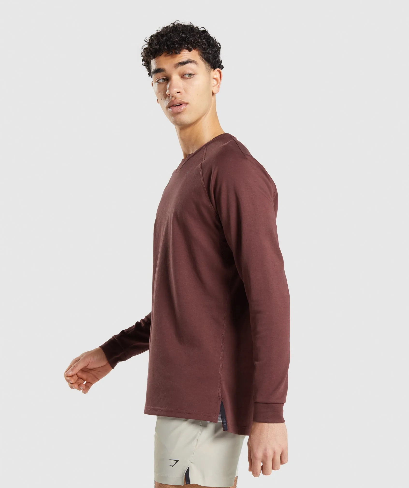 Gymshark Studio Crew - Cherry Brown sold by Gymshark product image thumbnail 3