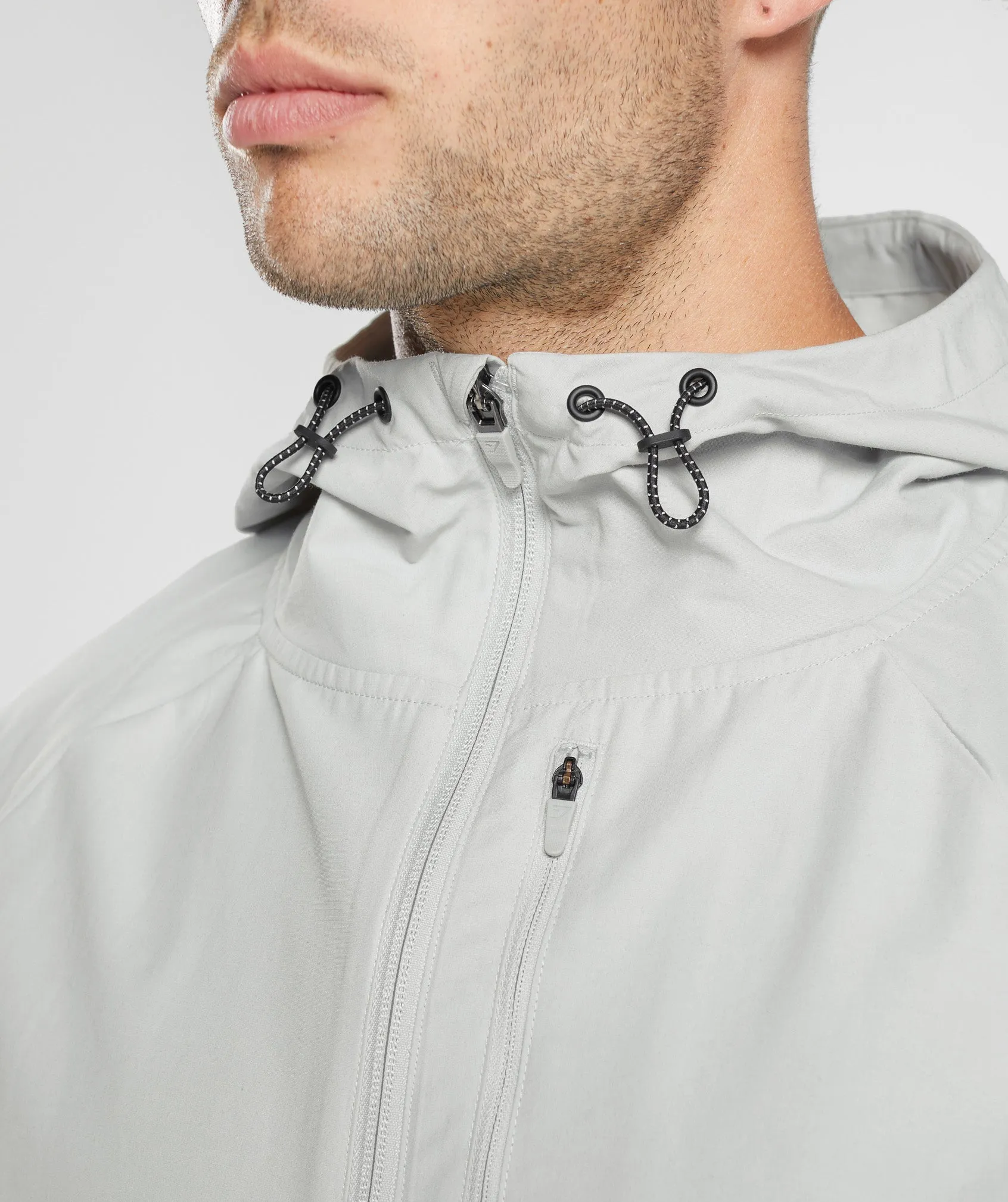 Gymshark Apex Jacket - Light Grey sold by Gymshark product image thumbnail 5