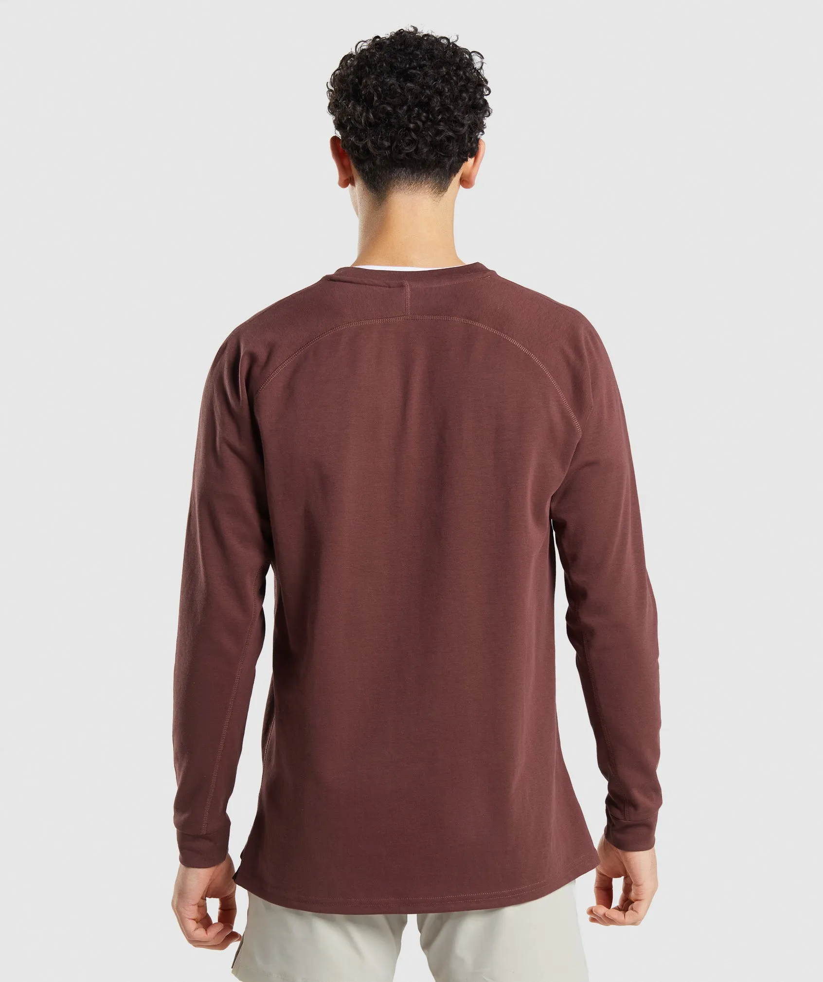 Gymshark Studio Crew - Cherry Brown sold by Gymshark product image thumbnail 2