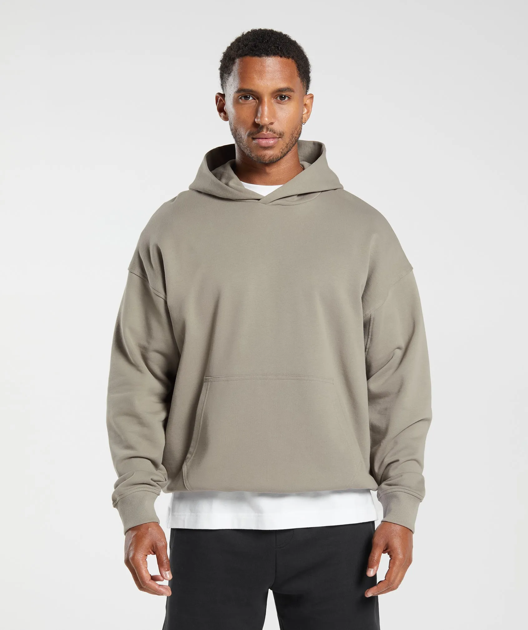 Gymshark Rest Day Essentials Hoodie - Linen Brown sold by Gymshark