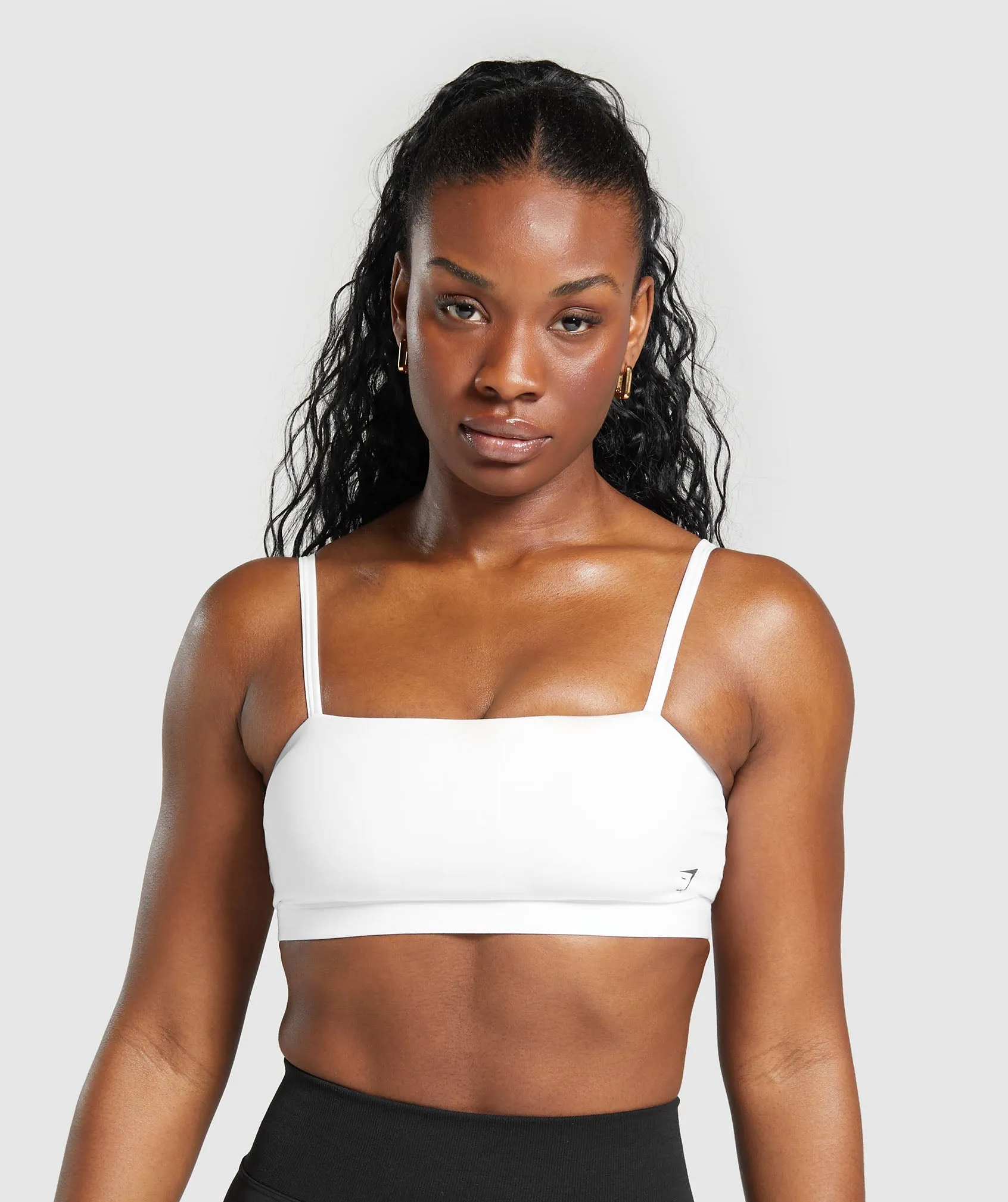 Gymshark Cut Out Bandeau - White sold by Gymshark product image thumbnail 2