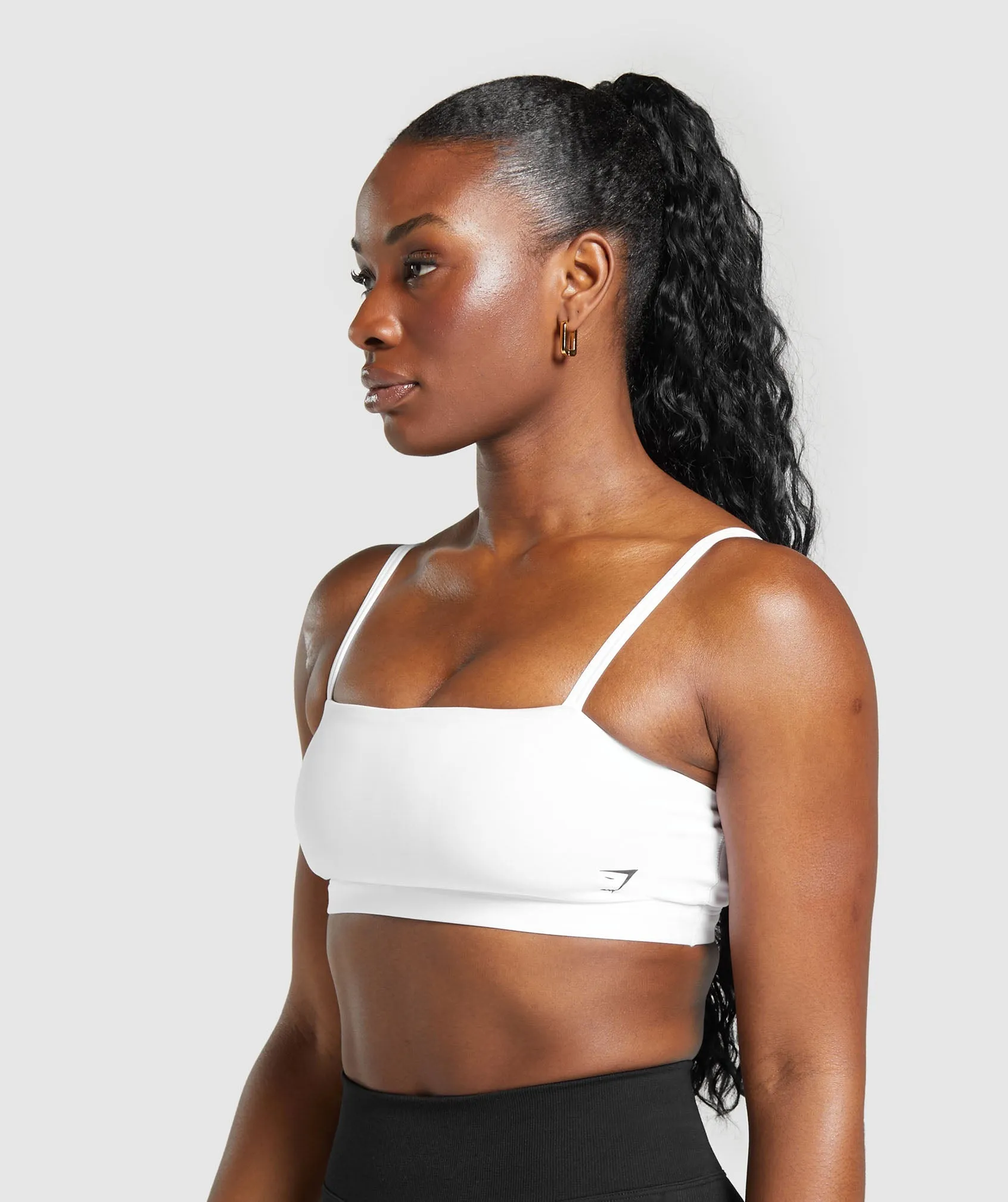 Gymshark Cut Out Bandeau - White sold by Gymshark product image thumbnail 3