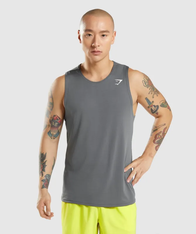 Gymshark Arrival Tank - Grey sold by Gymshark