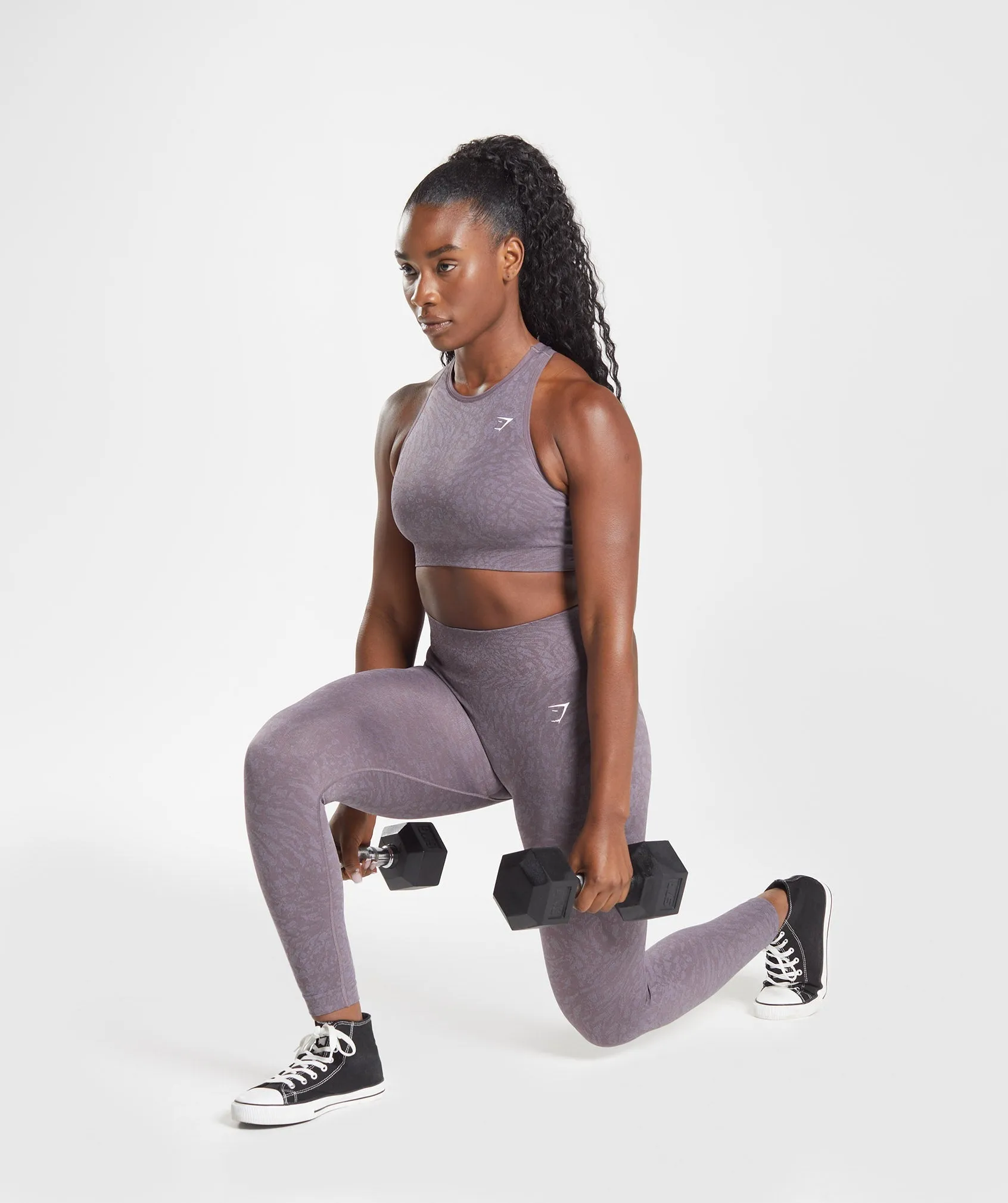 Gymshark Adapt Animal Seamless Leggings - Wild | Musk Lilac sold by Gymshark product image thumbnail 4