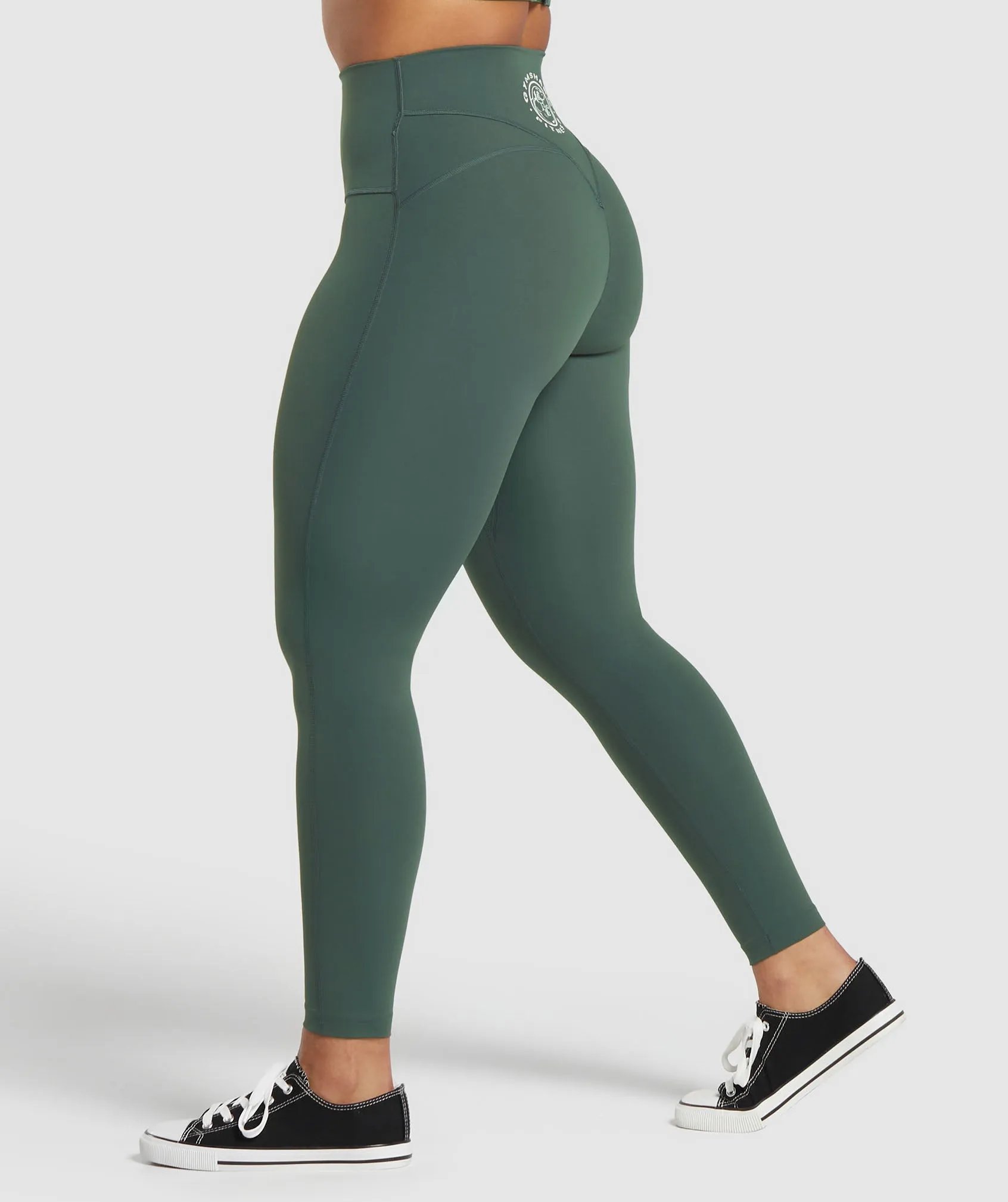 Gymshark Legacy Short Leggings - Slate Teal sold by Gymshark product image thumbnail 3