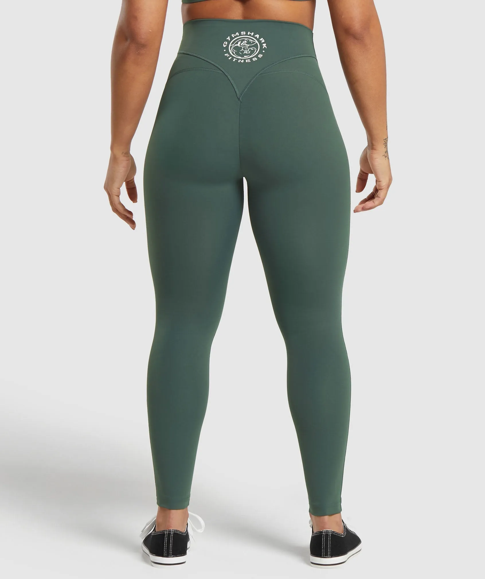 Gymshark Legacy Short Leggings - Slate Teal sold by Gymshark product image thumbnail 2