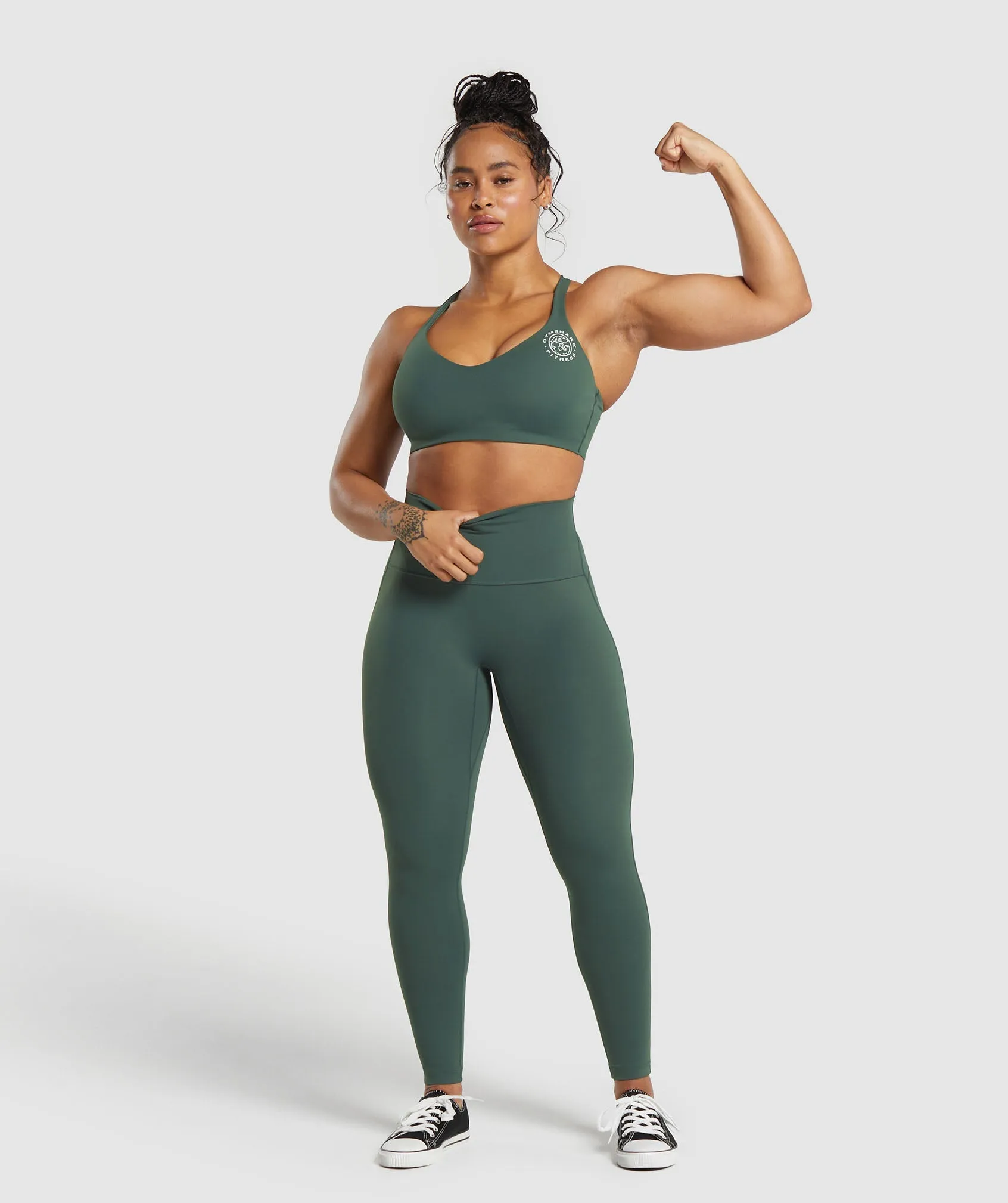 Gymshark Legacy Short Leggings - Slate Teal sold by Gymshark product image thumbnail 4