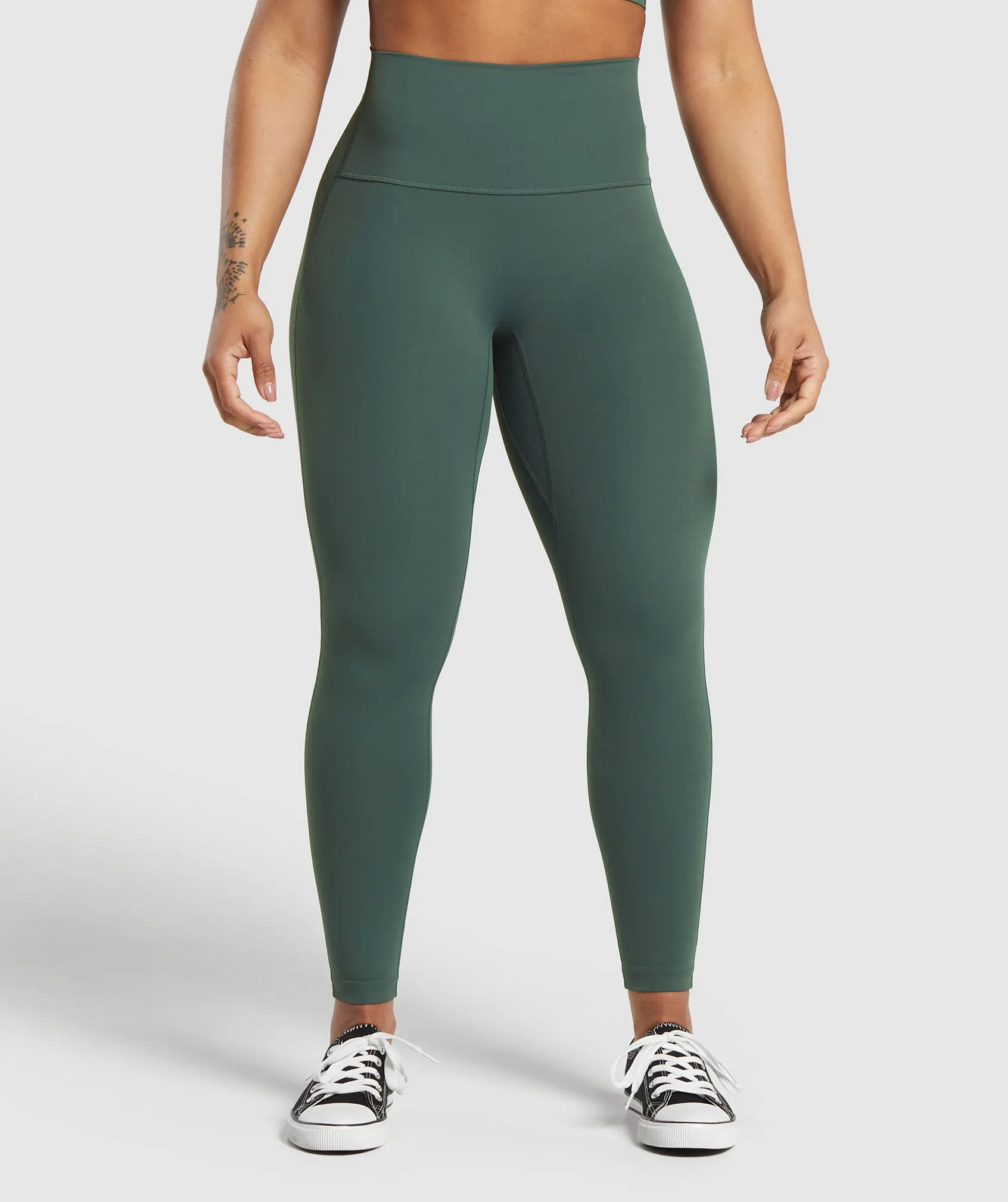 Gymshark Legacy Short Leggings - Slate Teal sold by Gymshark