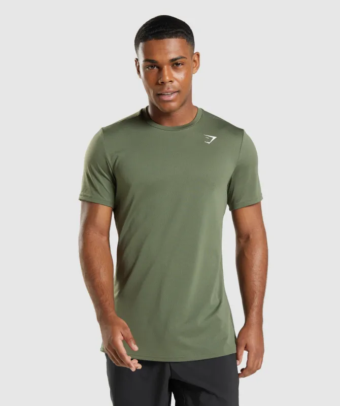 Gymshark Arrival T-Shirt - Core Olive sold by Gymshark