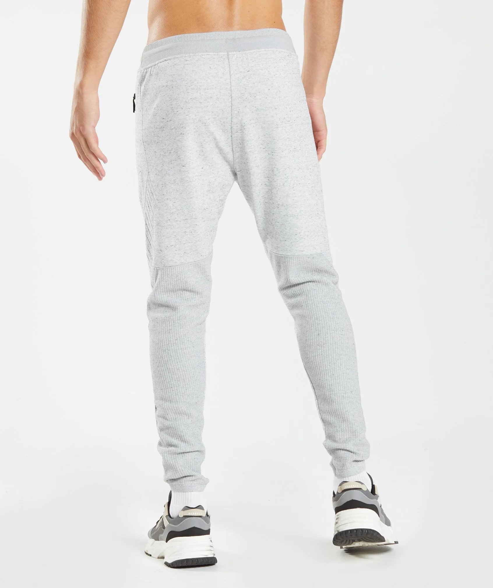 Gymshark Retake Knit Joggers - Light Grey Marl sold by Gymshark product image thumbnail 2